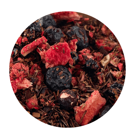 Brown House & Tea - herbata rooibos sypana Berry Muffin 50 g - obrazek 3