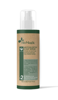 SERUM DO WRAŻLIWEJ SKÓRY GŁOWY DETOX Z MATCHĄ 150 ml - BIOMAGIC