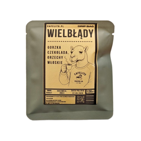 Cafelito - kawa w saszetkach Wielbłądy Drip Bag - 1 saszetka 12g
