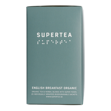 Teministeriet - herbata czarna Supertea English Breakfast EKO 20 saszetek