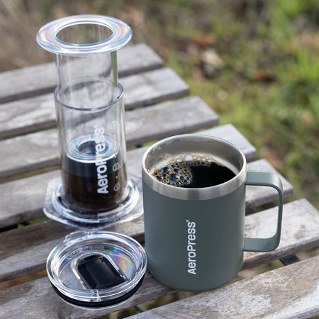 AeroPress - Travel Coffee Mug - Kubek termiczny zielony - obrazek 5