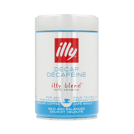 Illy - kawa mielona bezkofeinowa Decaf 250 g