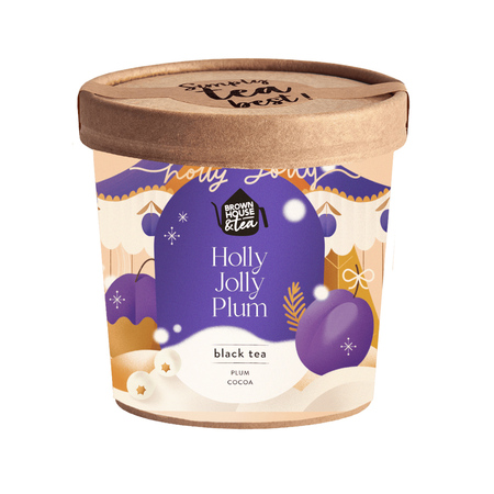 Brown House & Tea - herbata czarna sypana Holly Jolly Plum 50 g