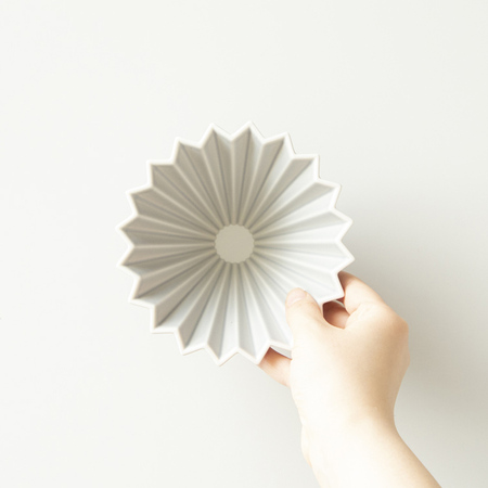 ORIGAMI - Dripper M Matowy szary - obrazek 3