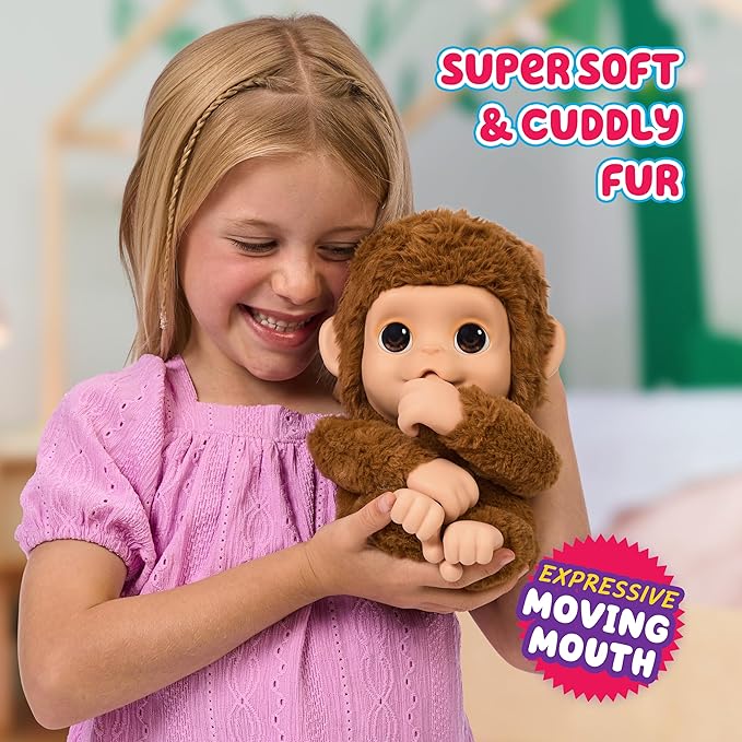Little Live Pets My Baby Monkey zestaw 1 pluszaków - obrazek 6