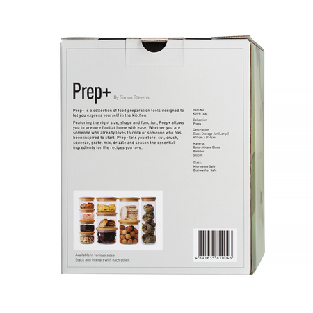 Loveramics - Prep+ Glass Storage Jar - Słoik 1500ml - Clear - obrazek 3