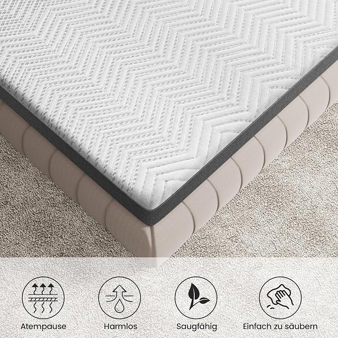 BedStory Materac Memory Foam 140 x 200 cm - obrazek 7