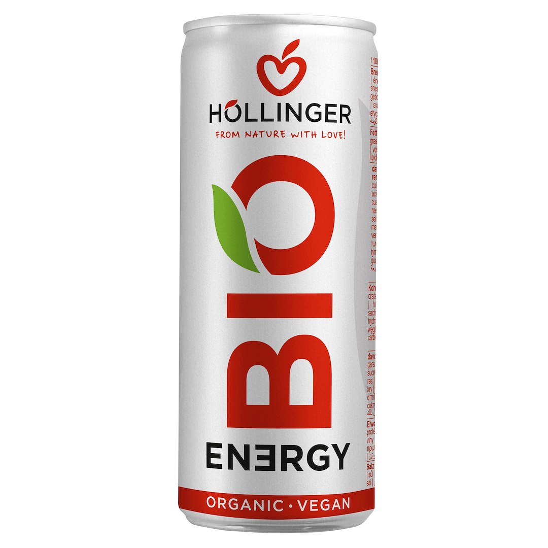 NAPÓJ ENERGETYZUJĄCY O SMAKU JEŻYNOWYM BIO 250 ml - HOLLINGER