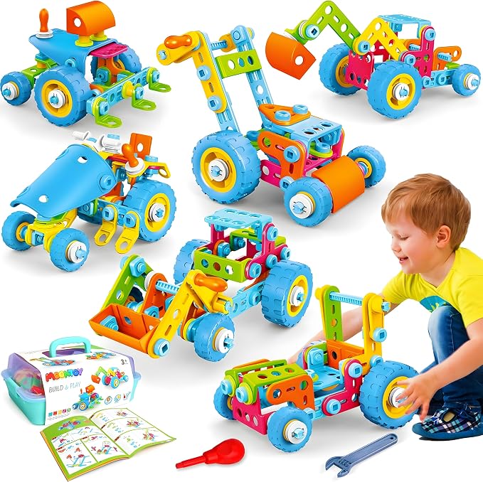 MOONTOY zabawki budowlane STEM Zestaw edukacyjny dla dzieci