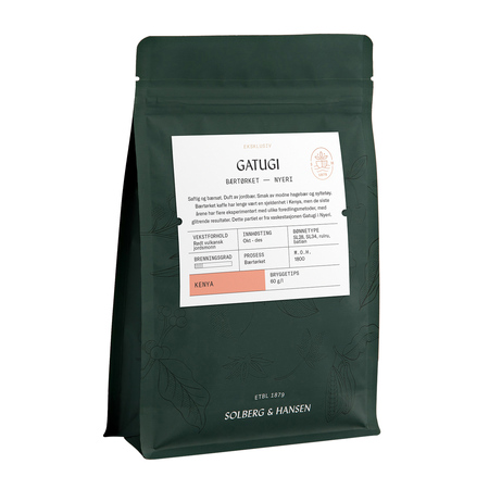 Solberg & Hansen - kawa ziarnista Kenia Gatugi Nyeri Natural Filter 250 g