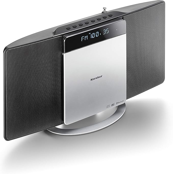 Kärcher 866626 MC 6580D Zestaw Audio, Czarny, 5W