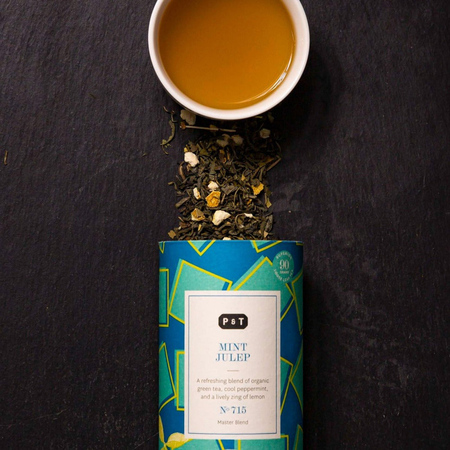 Paper & Tea - herbata zielona sypana Mint Julep puszka EKO 90 g - obrazek 2