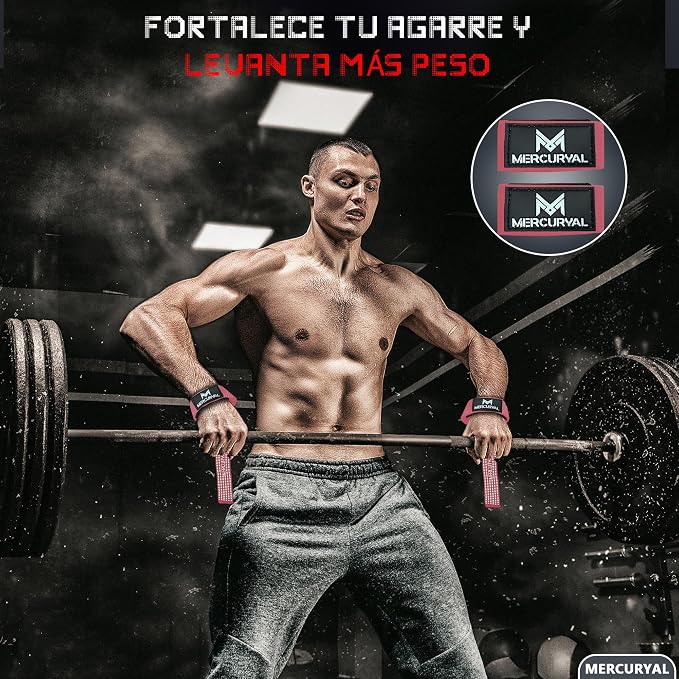 MERCURYAL Straps Gym Straps Powerlifting - obrazek 7
