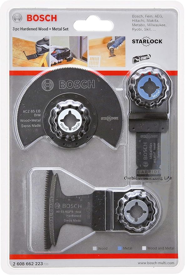 Bosch Accessories 3-częściowy zestaw brzeszczotów do cięcia