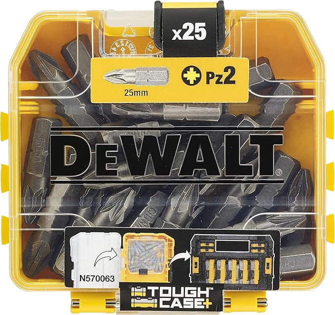 Dewalt Dt71521-Qz Zestaw Akcesoriów, Czarny/Żółty, 25 Elementów