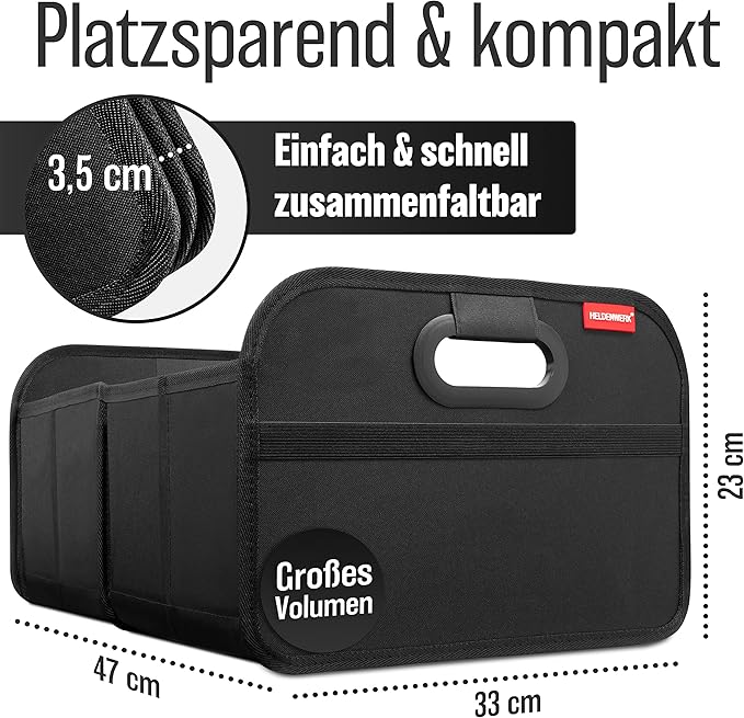 HELDENWERK Składana torba do bagażnika samochodowego - obrazek 3