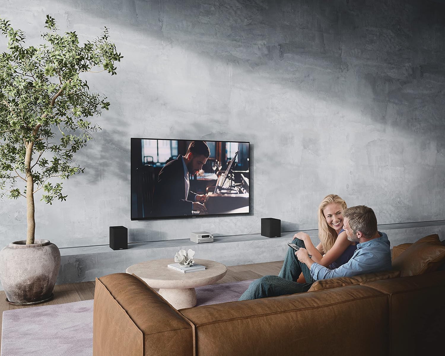Panasonic SC-PMX802 system Hi-Fi z szerokim wyborem usług streamingowych. (USB, CD, DAB, wzmacniacz Technics JENO Engine Hi-Res, AirPlay2), srebrny - obrazek 3