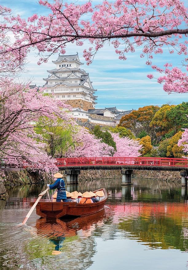 Clementoni Collection-Himeji Castle in Spring-1000 Piece-Puzzle - obrazek 2