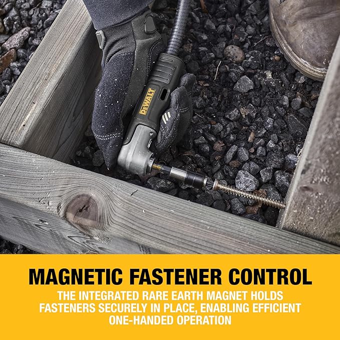 DeWalt DT20500-QZ Wiertarka Adapterem Kątowym140 mm 6,35 mm 1/4" - obrazek 5