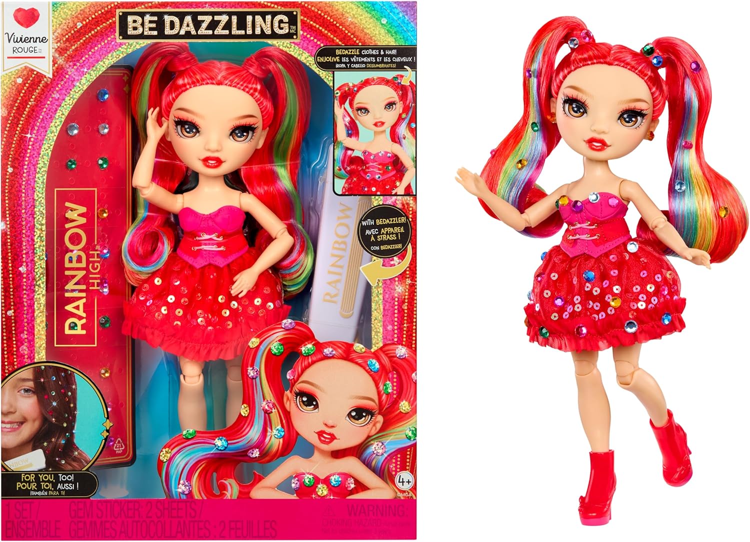 Rainbow High Be Dazzling Vivienne Rouge - obrazek 2