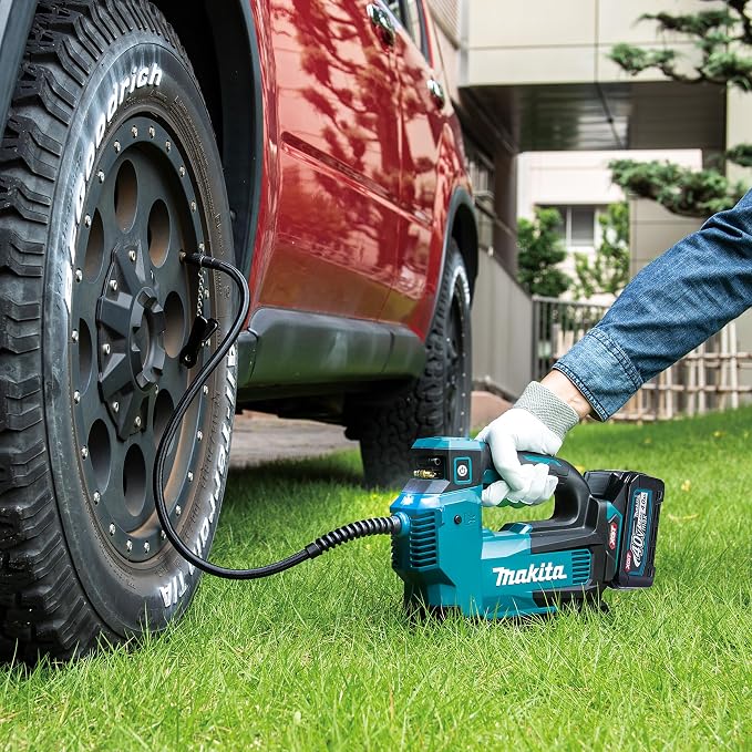 Makita MP001GZ Sprężarka 11.1 bar 40V maks. (bez akumulatora i ładowarki), benzyna - obrazek 2
