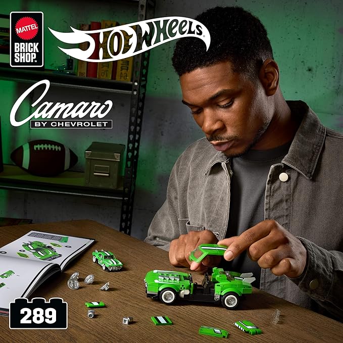 Mattel Brick Shop Hot Wheels Speed Series Custom 68 Camaro - obrazek 2