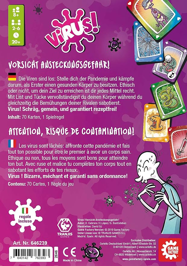Game Factory Virus! Gra Wielokolorowy - obrazek 4