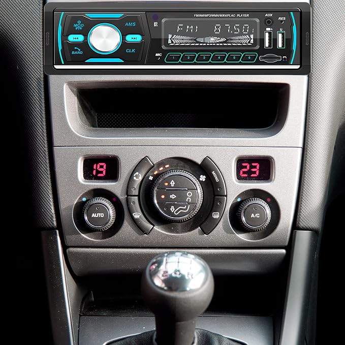 Retoo Radio samochodowe 1 DIN Bluetooth - obrazek 3