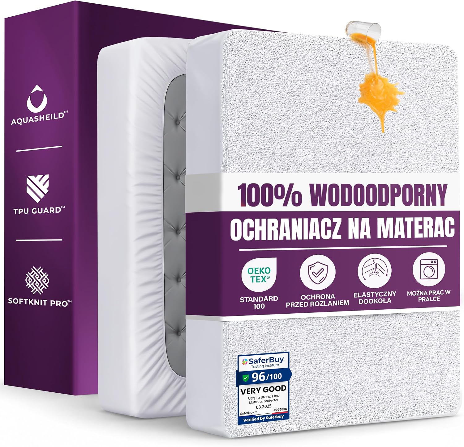 Utopia Bedding Ochraniacz na materac Wodoodporny - obrazek 2