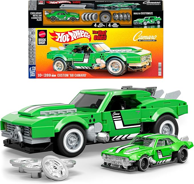 Mattel Brick Shop Hot Wheels Speed Series Custom 68 Camaro