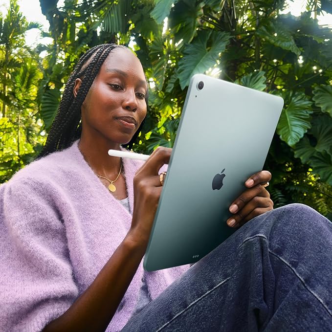 Apple iPad Air 11 cali z czipem M3: stworzony dla Apple Intelligence, 1 TB, przednia kamera 12 MP/tylny aparat 12 MP, Wi‑Fi 6E, bateria na cały dzień – fioletowy - obrazek 5