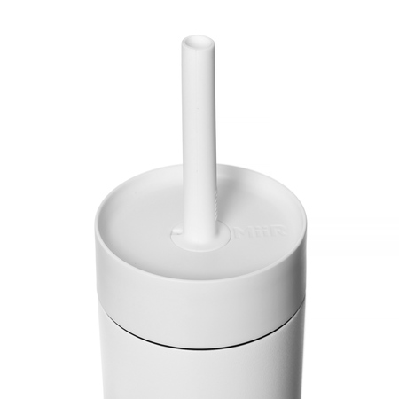 MiiR - Sipper Straw Bottle Biała - Butelka termiczna ze słomką 470ml - obrazek 3