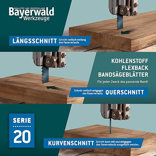 Bayerwald brzeszczot do piły taśmowej ze stali narzędziowej - obrazek 4