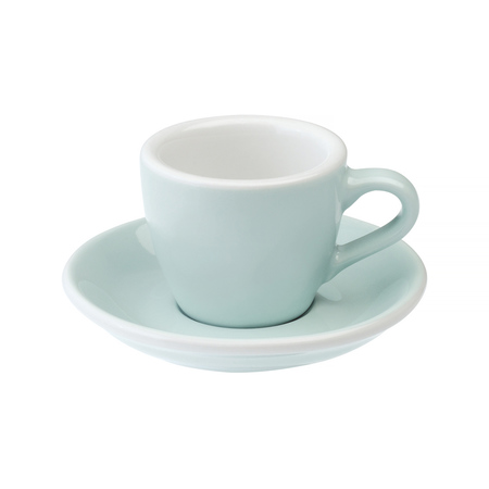 Loveramics Egg - Filiżanka i spodek Espresso 80 ml - River Blue