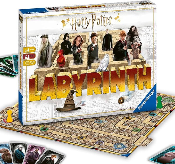 Ravensburger Harry Potter Labyrinth - Moving Maze Family Board Game For Kids And Adults Age 7 Years Up - 2 to 4 Players
