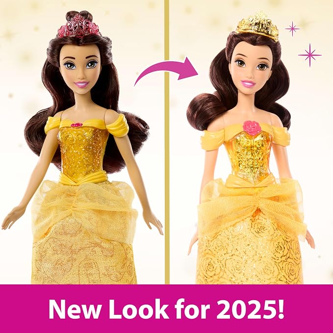 Mattel Disney Princess Bella lalka modowa w kultowej stylizacji - obrazek 4