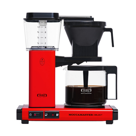 Moccamaster KBG Select red ekspres przelewowy czerwony