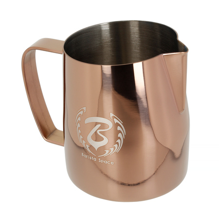 Barista Space - Dzbanek do mleka Titanium Rose Golden 450ml - obrazek 2