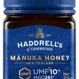 MIÓD MANUKA MGO 261+ UMF 10+ 250 g - HADDRELL'S OF CAMBRIDGE