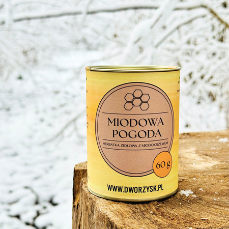 Dworzysk - herbata ziołowa sypana Miodowa Pogoda 60 g - obrazek 2