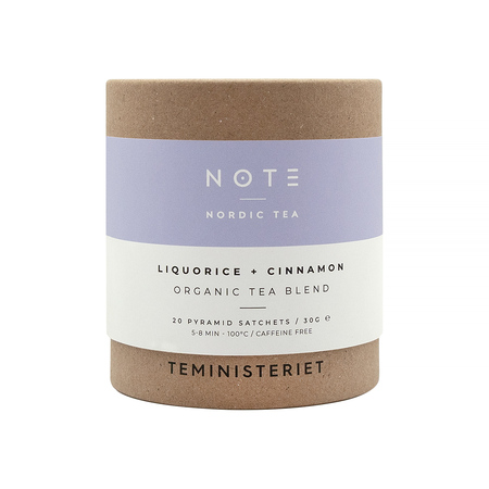 Teministeriet - herbata ziołowa NOTE Liquorice Cinnamon EKO 20 saszetek