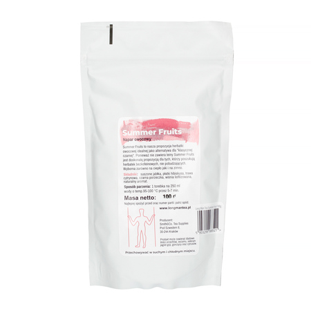 Long Man Tea - herbata owocowa sypana Summer Fruit opakowanie uzupełniające 100 g - obrazek 2