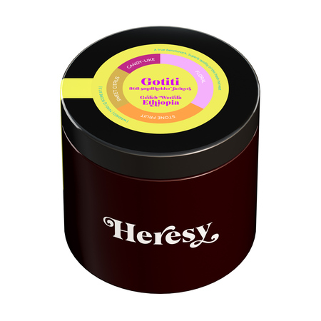 Heresy - kawa ziarnista Etiopia Gotiti Washed Filter 250 g