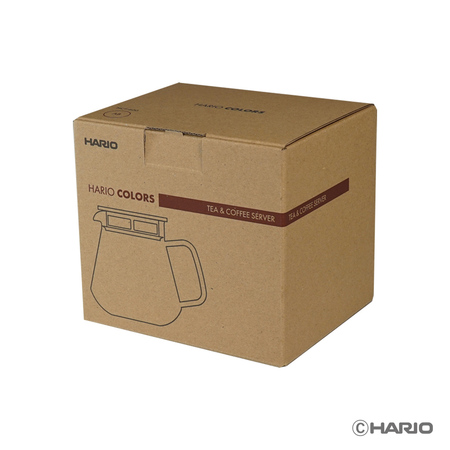 Hario - Colors Tea & Coffee Server - Serwer z filtrem bursztynowy 600ml - obrazek 2