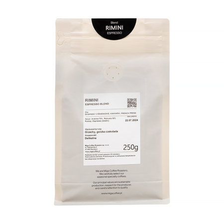 Miga Coffee - kawa ziarnista Rimini Blend Espresso 250 g - obrazek 2