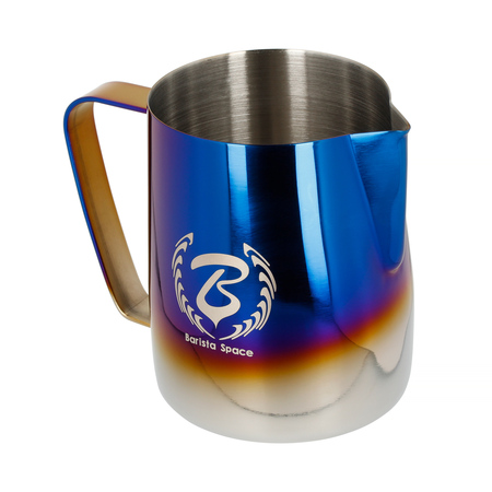 Barista Space - Dzbanek do mleka Half Blue 600ml - obrazek 2