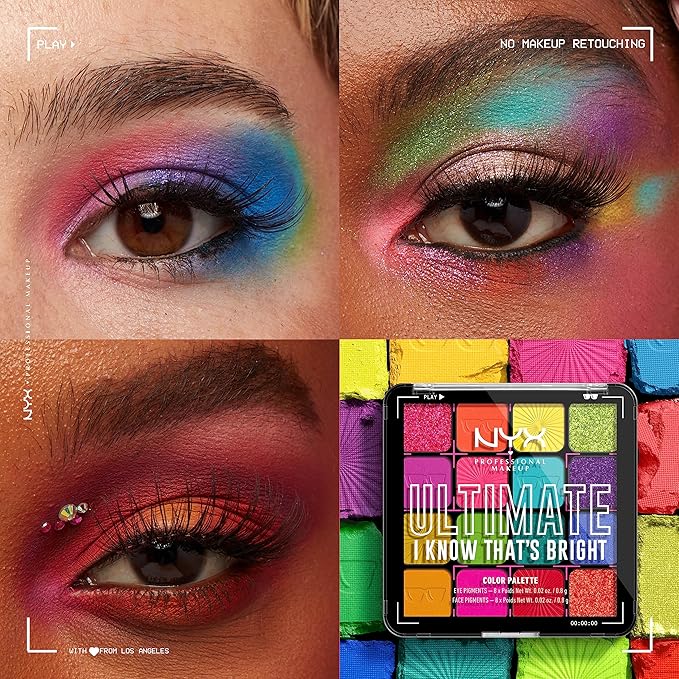 NYX Professional Makeup Ultimate Edit Petite Shadow Palette paleta - obrazek 3