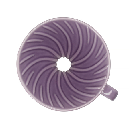 Hario ceramiczny Drip V60-02 Fioletowy |VDC-02-PUH-UEX| - obrazek 3