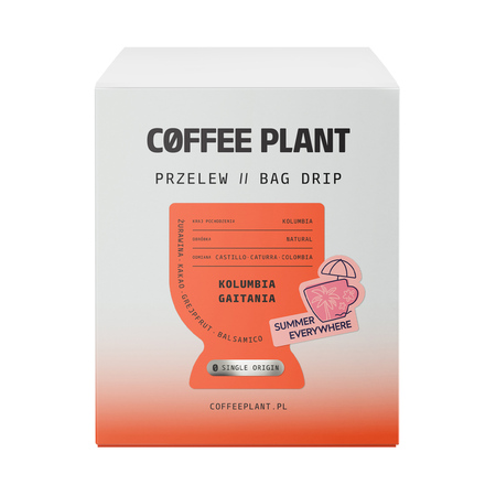 COFFEE PLANT - kawa w saszetkach Kolumbia Gaitania Summer Everywhere - 10 saszetek 11 g