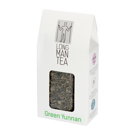 Long Man Tea - herbata zielona sypana Yunnan Zielony kartonik 80 g - obrazek 3